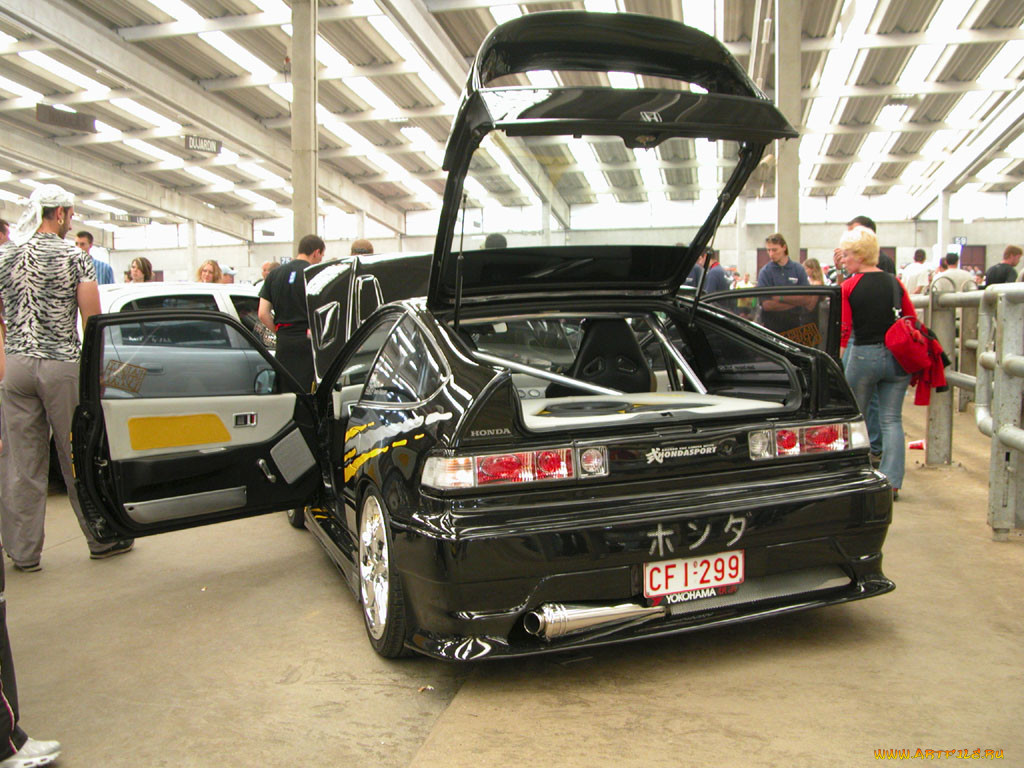 honda, crx, 